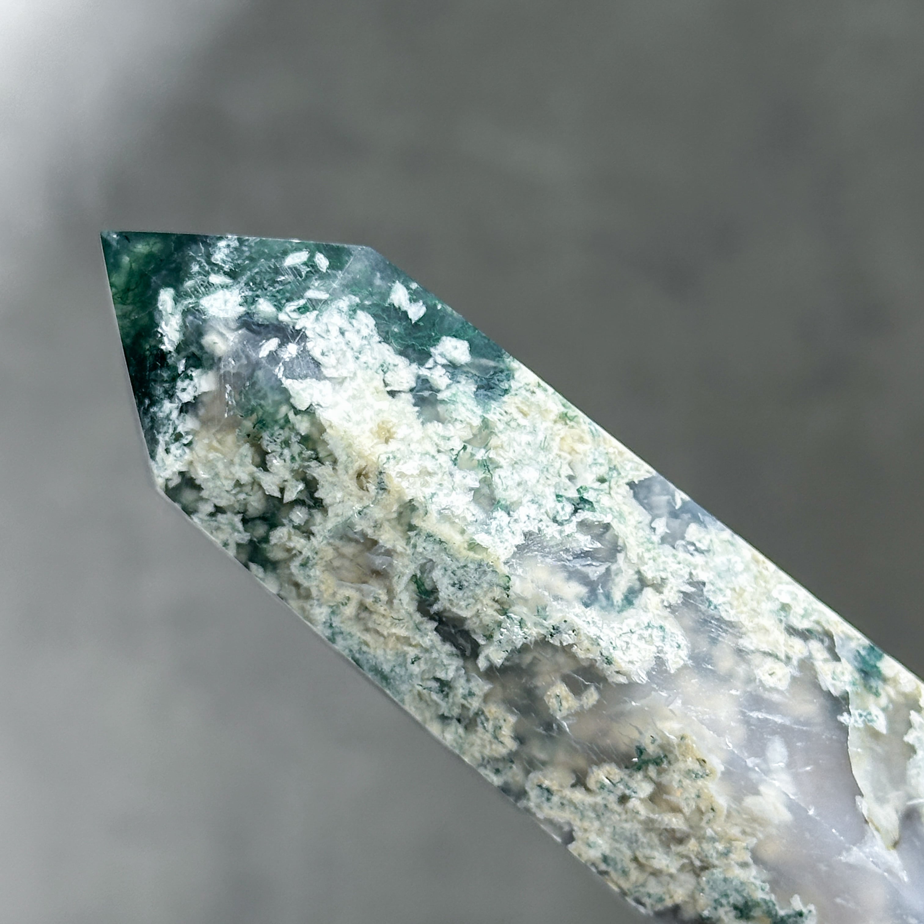 モスアゲート タワー63◇ Moss Agate ◇天然石・鉱物・パワーストーン