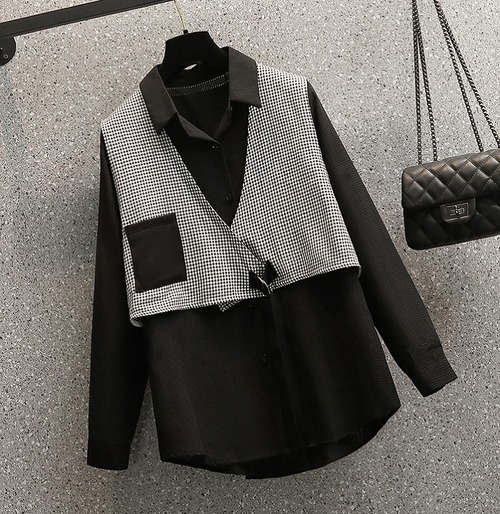 【大きいサイズL-4XL】【春夏新作】ファッション/2枚セットトップスsbotv-593817