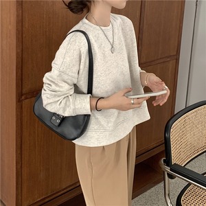 【韓国通販 dgo】simple roundneck pullover tops 3colors（A1242）