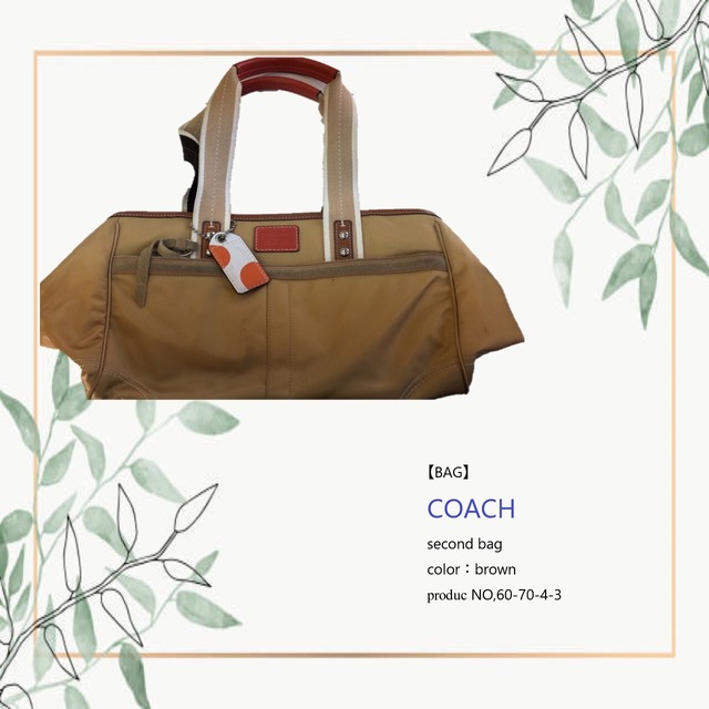 NO,60-70-4-3                                                                                                         【BAG】COACH
