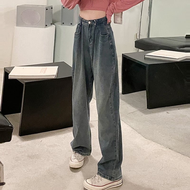 ウェストジーンズ スプリングオータムスタイルルーズパンツ 春物 秋物 萌量不足80977807973