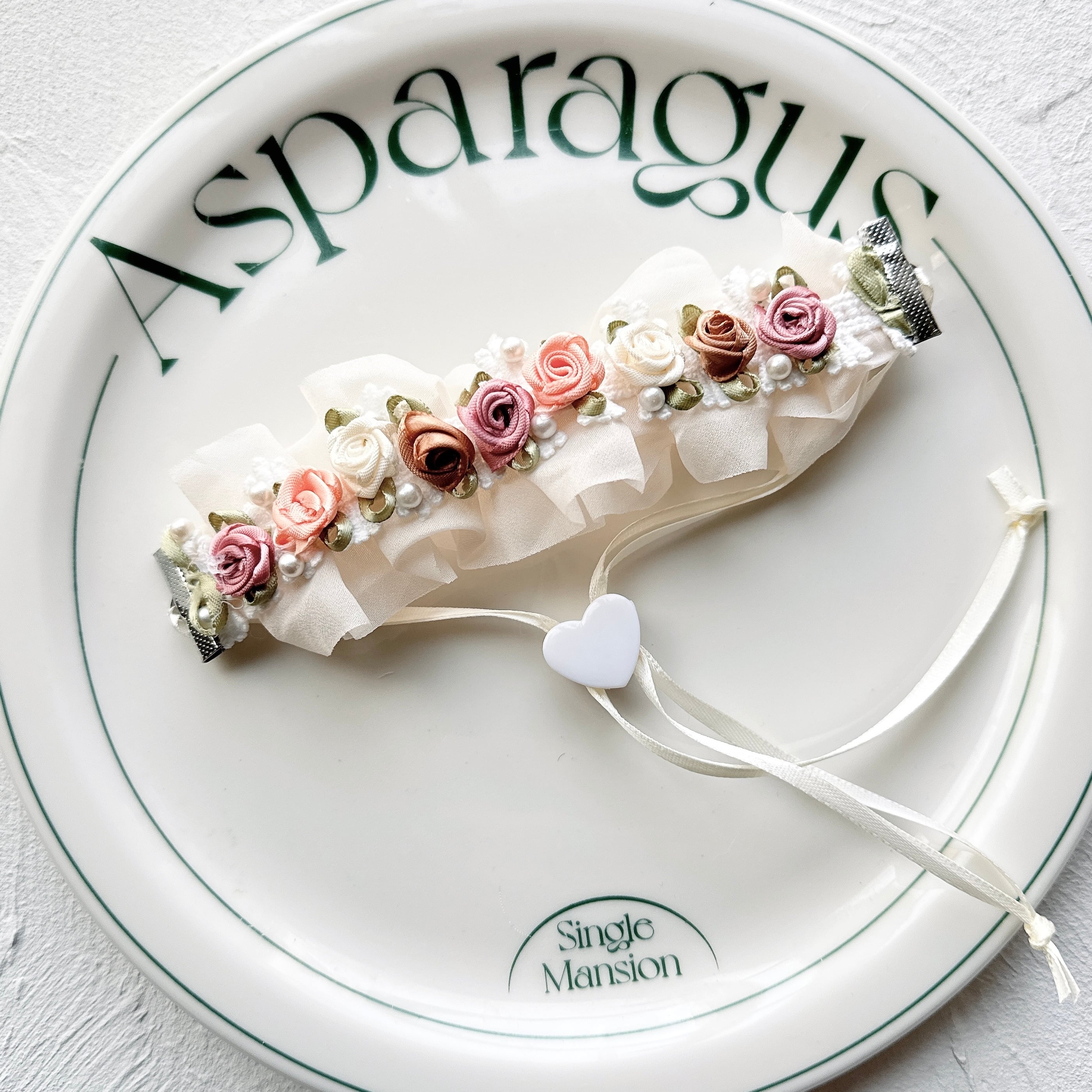 清楚なお花ヘットドレス