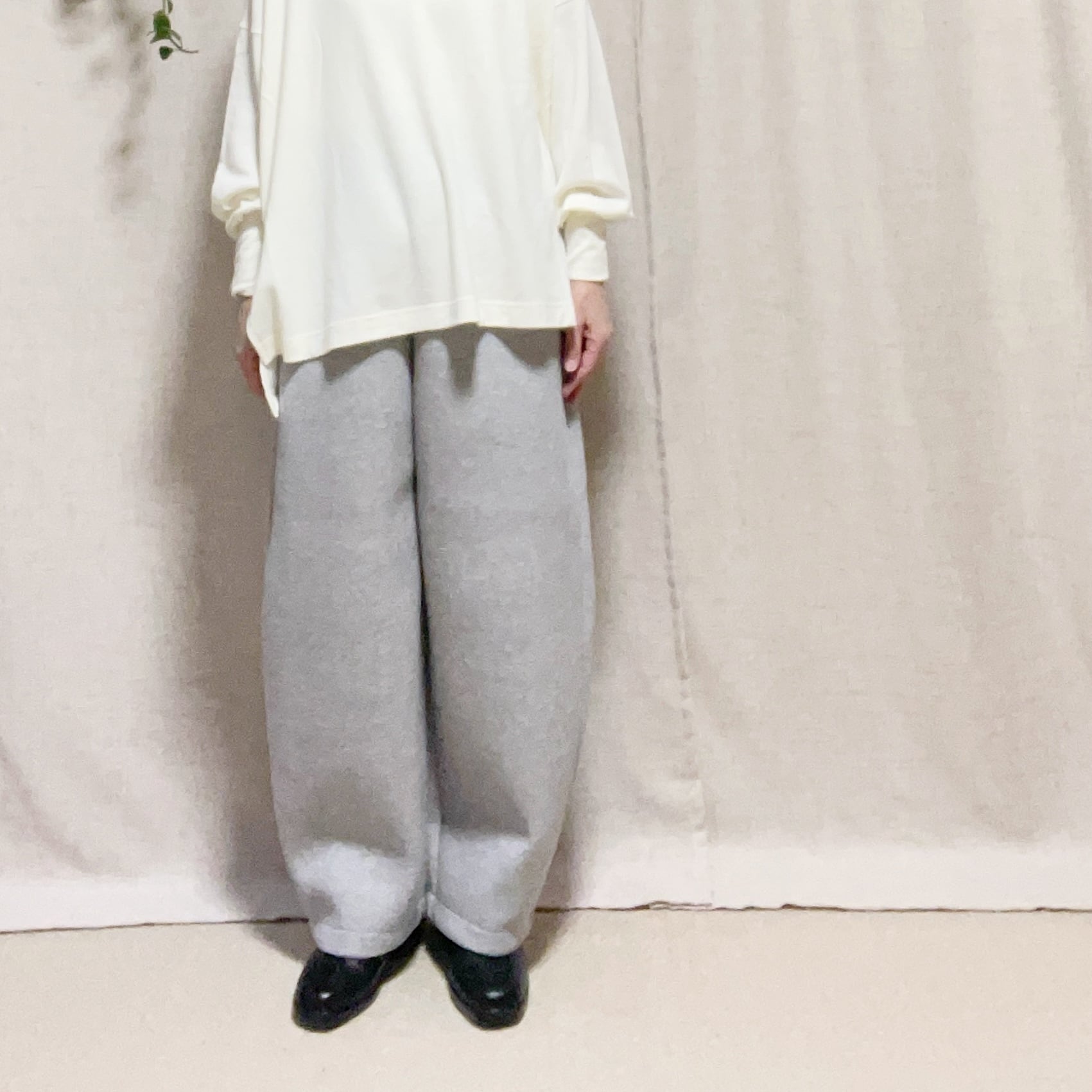 prit 30/1ダンボールニット カーブパンツ P90614 | IN THE World