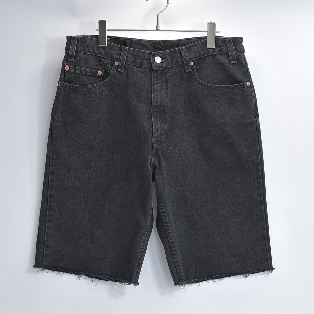 90s USA製 Levi's リーバイス 550 リラックスフィット 後染めブラック