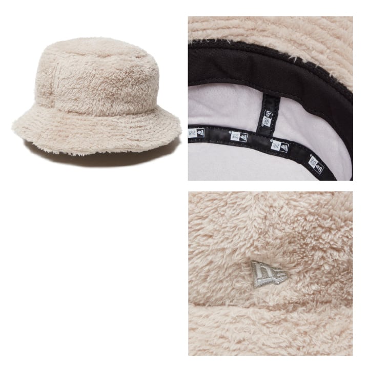 ニューエラ NEWERA ミンクファー バケットハット 01 ボア バケツハット