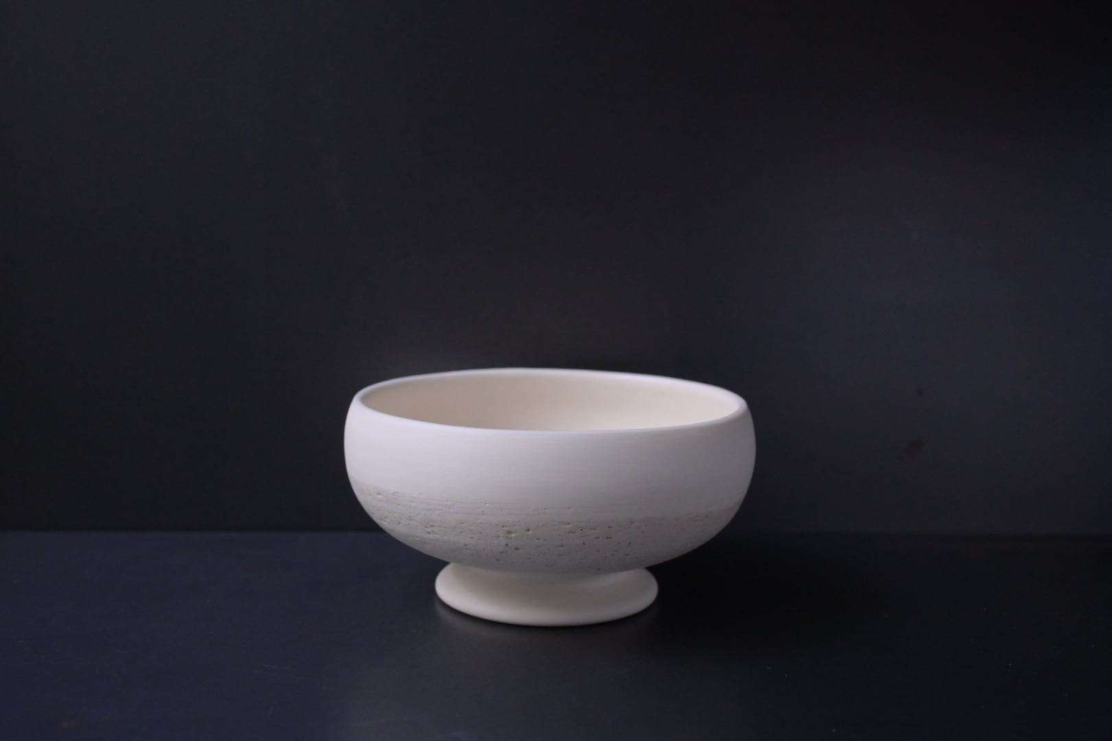 藤居奈菜江 練り込みボウル 白 | 鎌倉倶楽部 茶寮