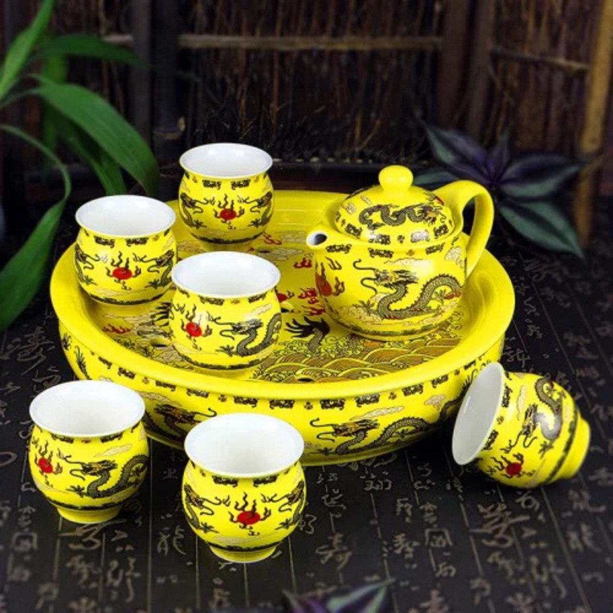 茶器セット 中国茶道具 陶器 急須 湯呑み 工夫茶 茶芸茶盤 景徳鎮茶器 