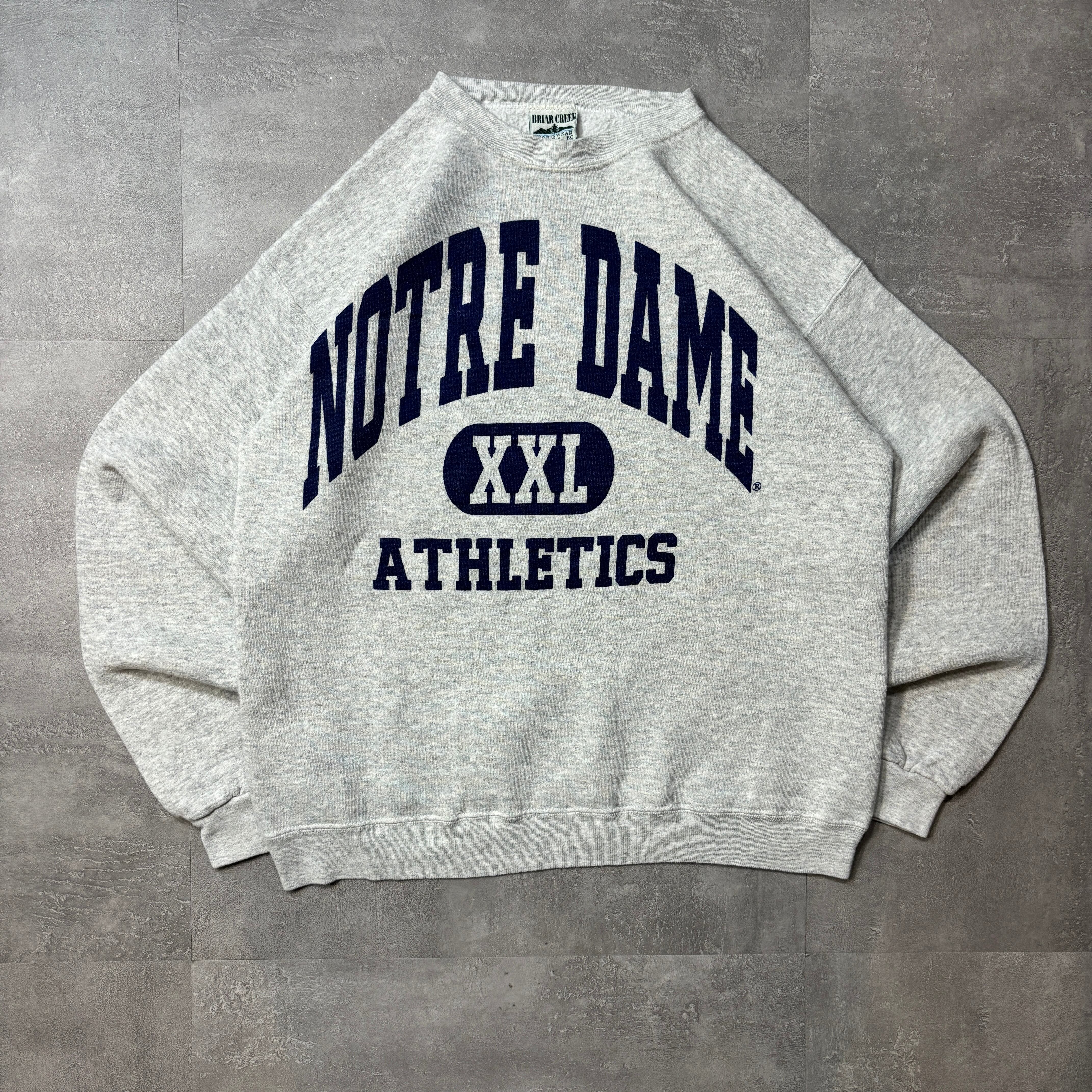 《M》 BRIAR CREEK NOTRE DAME ノートルダム スウェット 90年代 usa製 No.4118