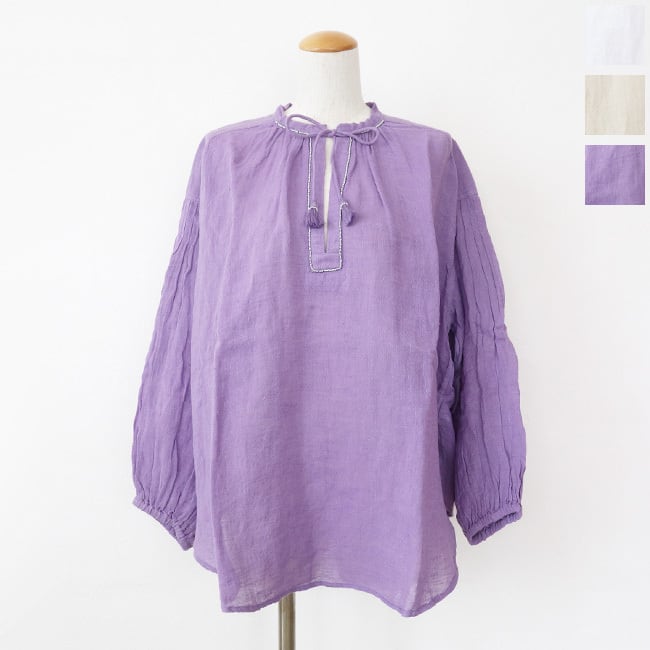Le Melange (ルメランジュ) チュニックブラウス スキッパー ドロップ