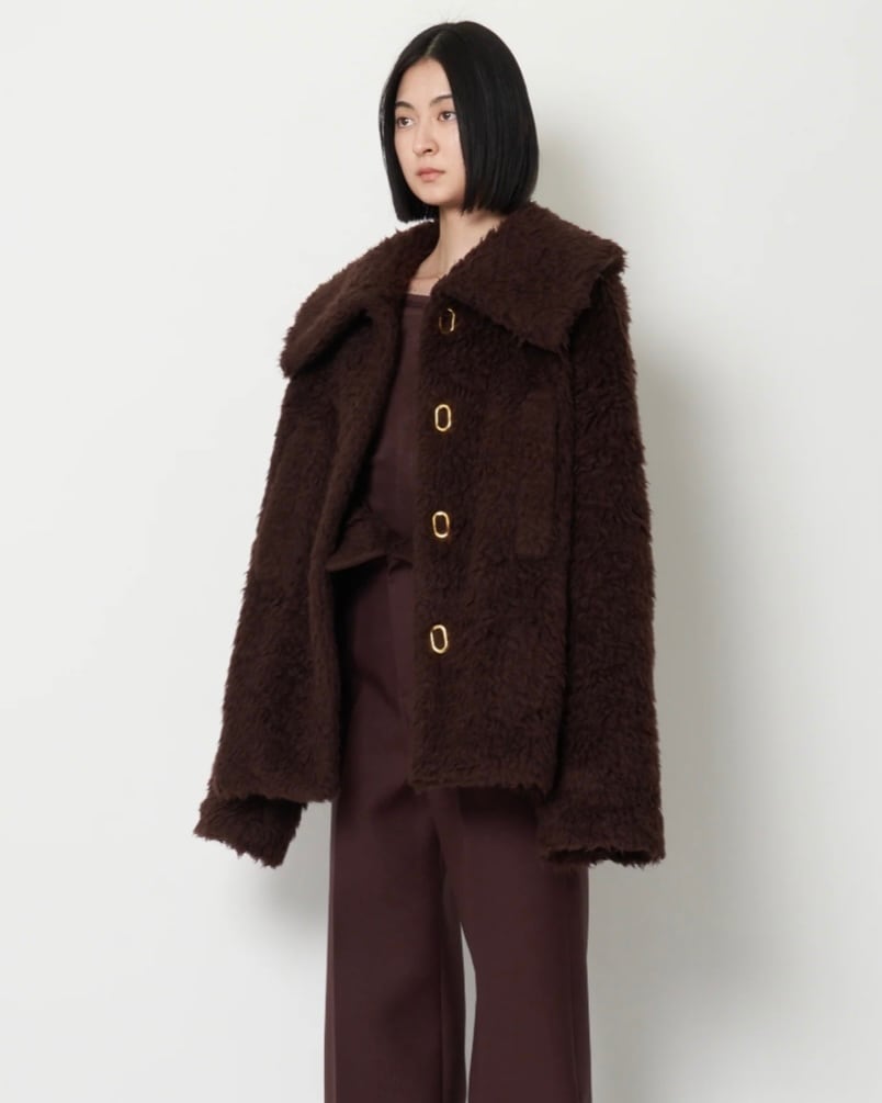 希少✨TOGA Wool mohair cape jacket ジレ リボン 希少✨TOGA Wool mohair cape jacket ジレ リボン 2024 AW COAT