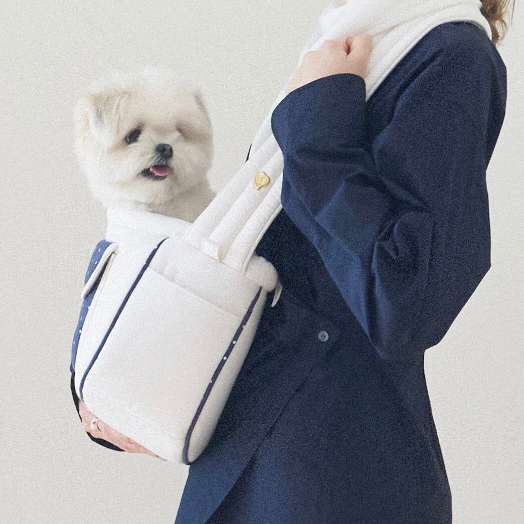 キャリーバッグ・スリング seoru Dot Valentine Bag 予約【seoru】Dot Valentine Bag ( navy ) | ropet