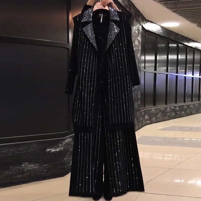 スプリングパンツ 大きめサイズ 春物 ミックスインファッション98935807666