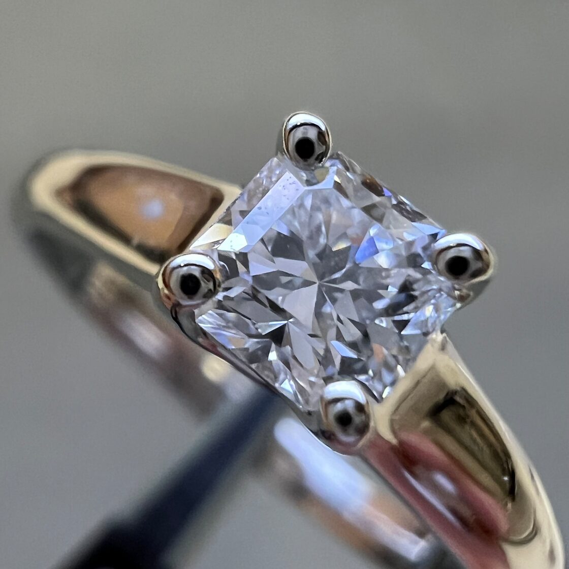 ティファニー ルシダ Pt950 ダイヤモンド 0.40ct 16号 used jewelry 