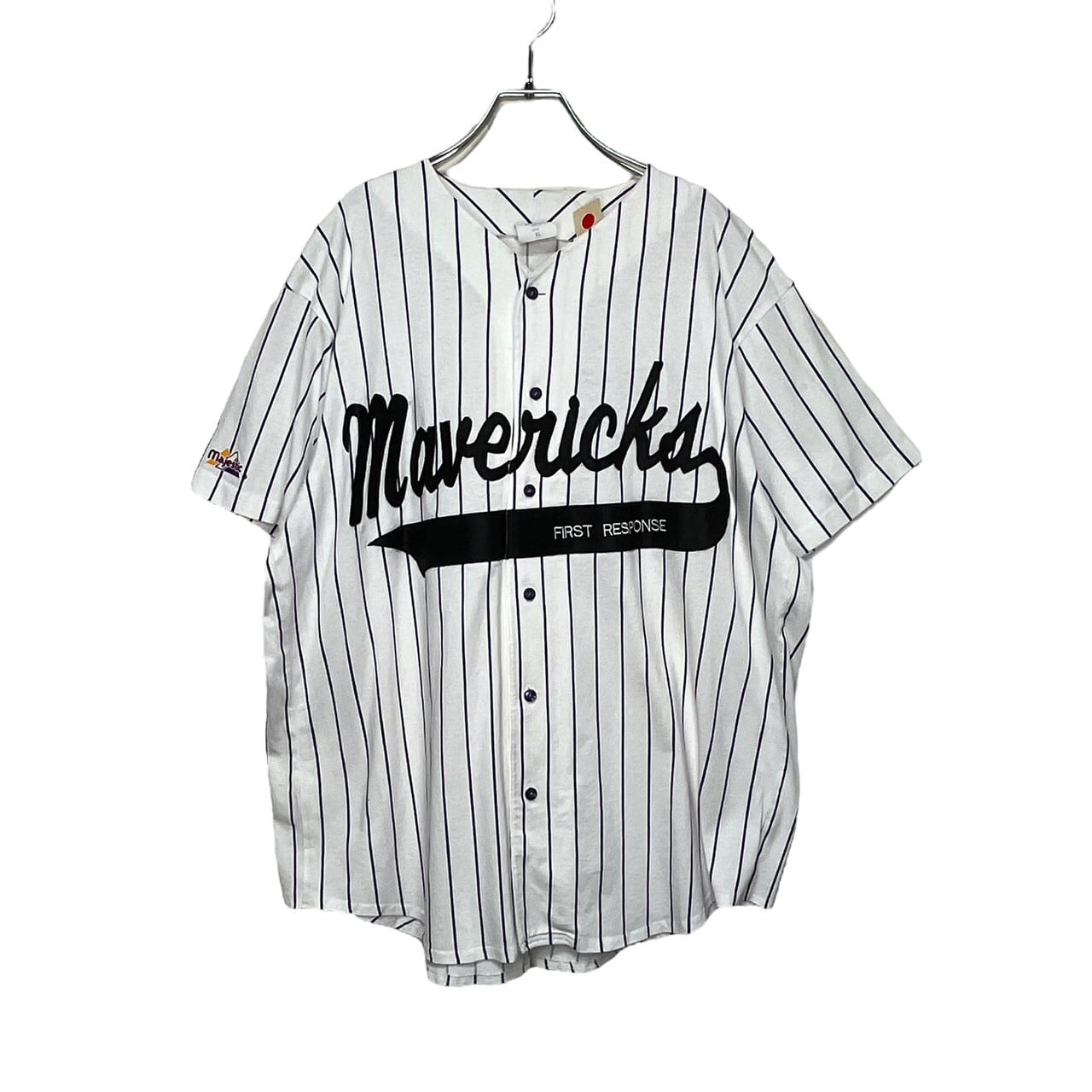 90's】【Made in USA】majestic ベースボールシャツ XL プリント