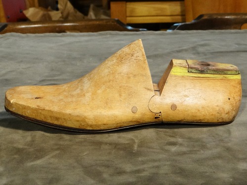 【Vintage】オランダ シューモールド 木製靴型 /h021