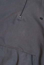 Russell Athletic gray half zip sweater