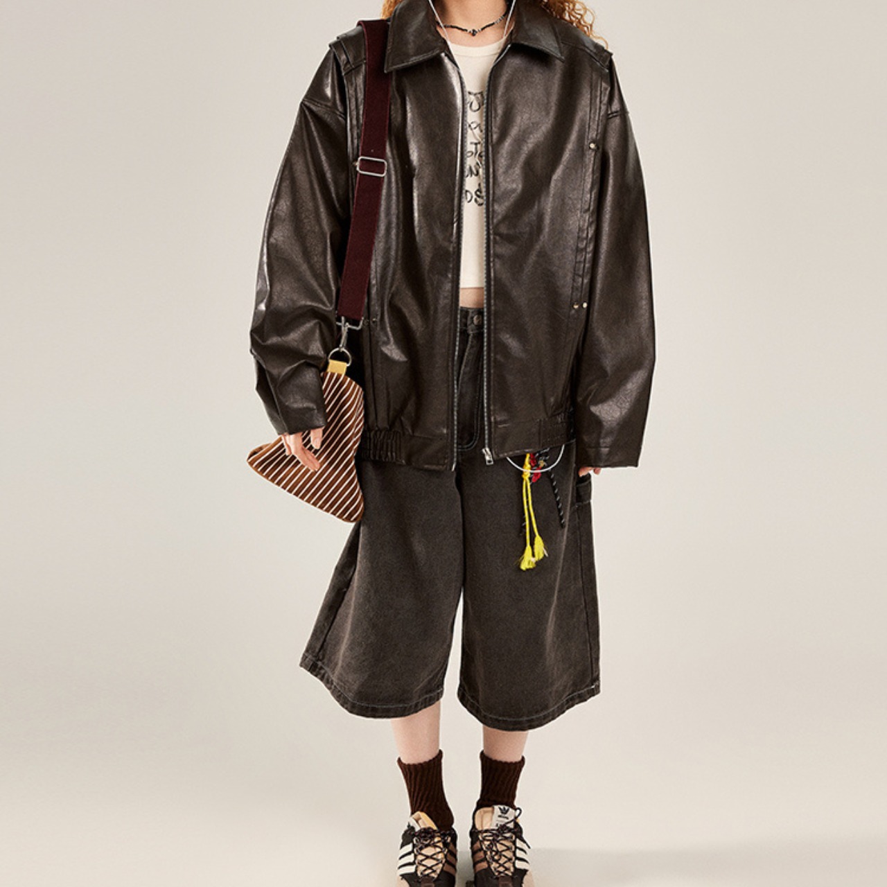 fake leather jacket フェイクレザージャケット J0211 | jeMMENER