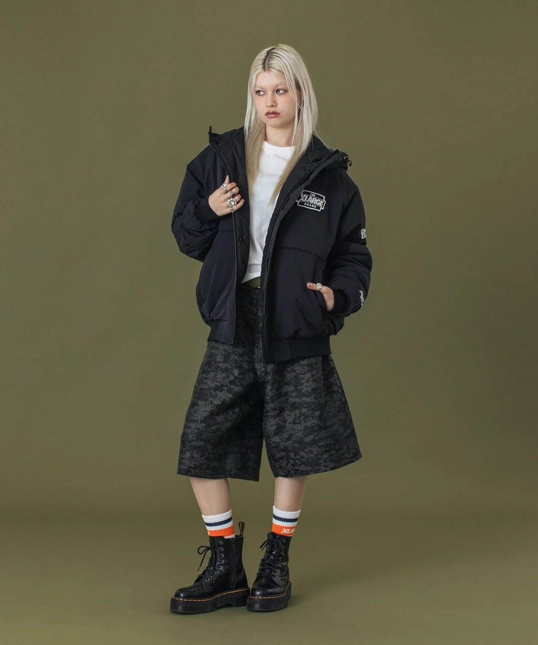 XLARGE NYLON PUFFER JACKET | kenes
