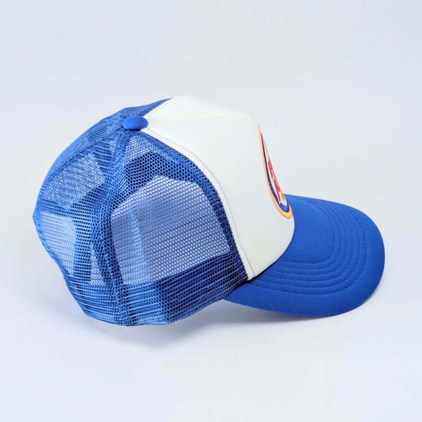 【 Mesh Cap / メッシュキャップ 】BURGER KING バーガーキング / BLUE / レーシングキャップ / ベースボールキャップ 〚アメリカン雑貨 アメトイ〛 (Smile-drive) / 横浜ゴム / ヨコハマタイヤ / BLUE / レーシングキャップ / ベースボールキャップ 〚アメリカン雑貨 アメトイ〛