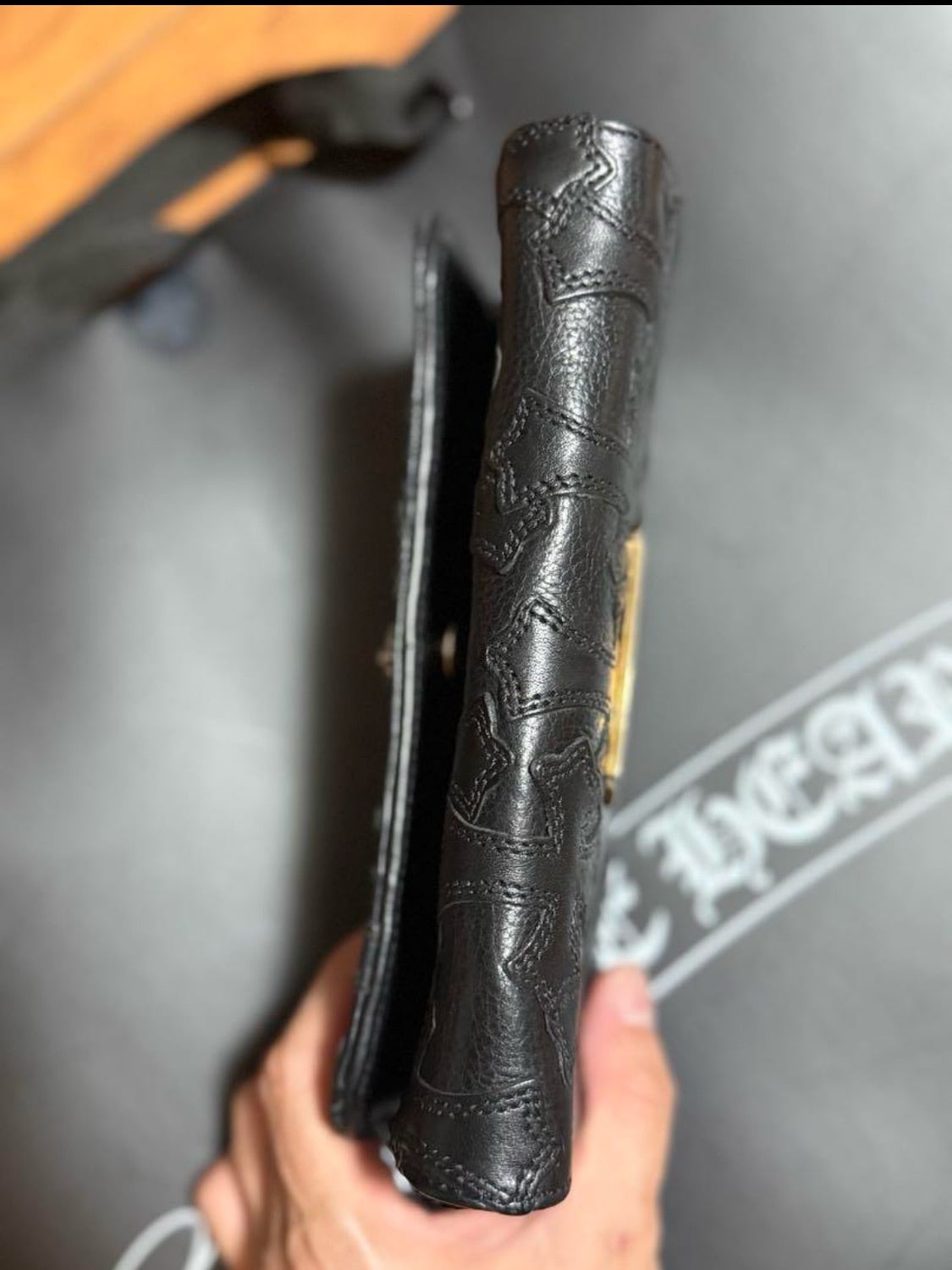 CHROME HEARTS クロムハーツ ジュディ JUDY クロスパッチ 長財布