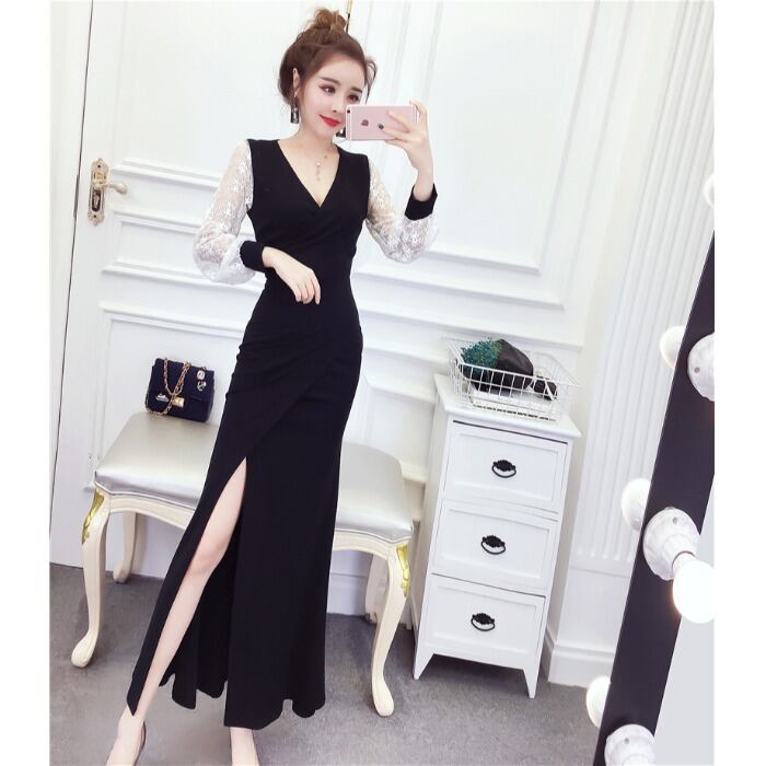 オータムレースロングスカート レディース 秋物 ハンチェンe98379765200