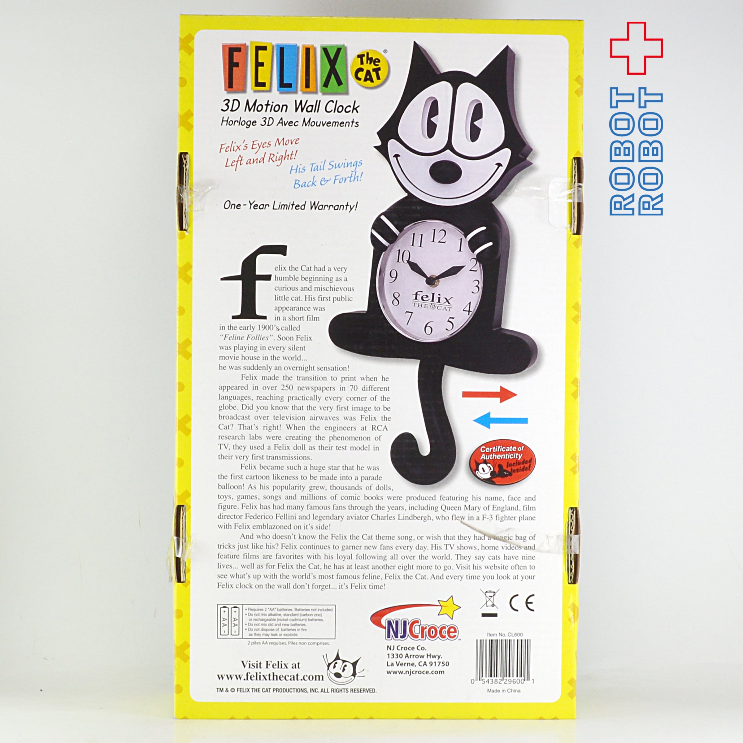 フィリックス フェリックス Filix the cat 腕時計 猫 ネコ-