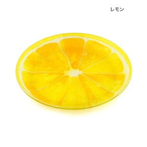 【レモン】ガラスプレート フルーツ【キッチン雑貨/Brounie１】
