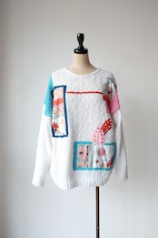 Sharifuwa patchwork sweater