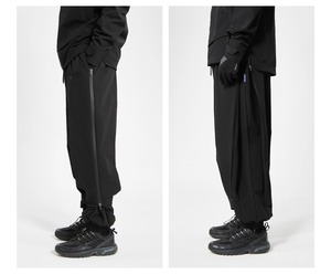 SILENSTORM ロングジップストレートパンツ