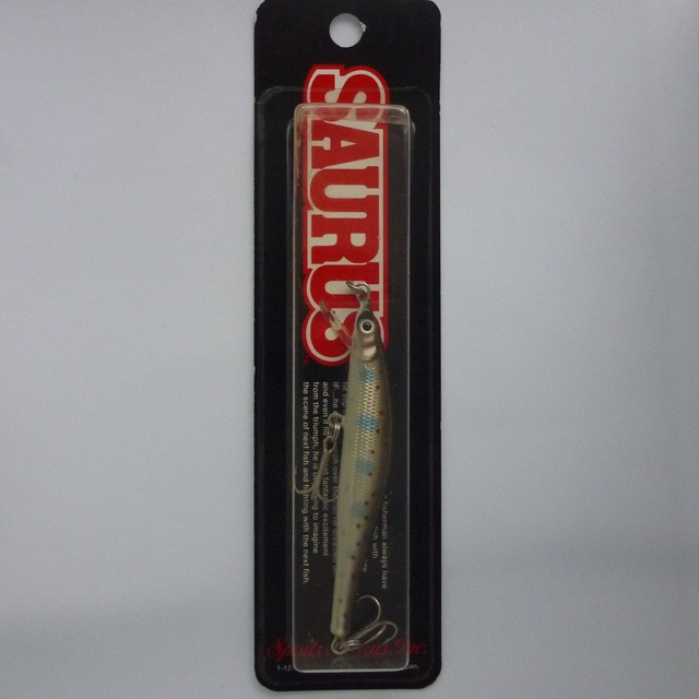 5 0g 90mm Old ザウルス Saurus ティーレックス Ty Rex トラウト バス シーバス ヴィンテージ オールド レア 希少 入手困難 ルアー 釣具屋 加藤商店 ハンドメイド トラウト ルアー サーモン バス スプーン ミノー レア コレクション 釣り シーバス