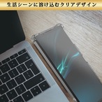 Hy+ Xperia1 V 耐衝撃 ケース カバー ストラップホール 米軍MIL規格 クリア 衝撃吸収ポケット内蔵 TPU ケース 透明クリア