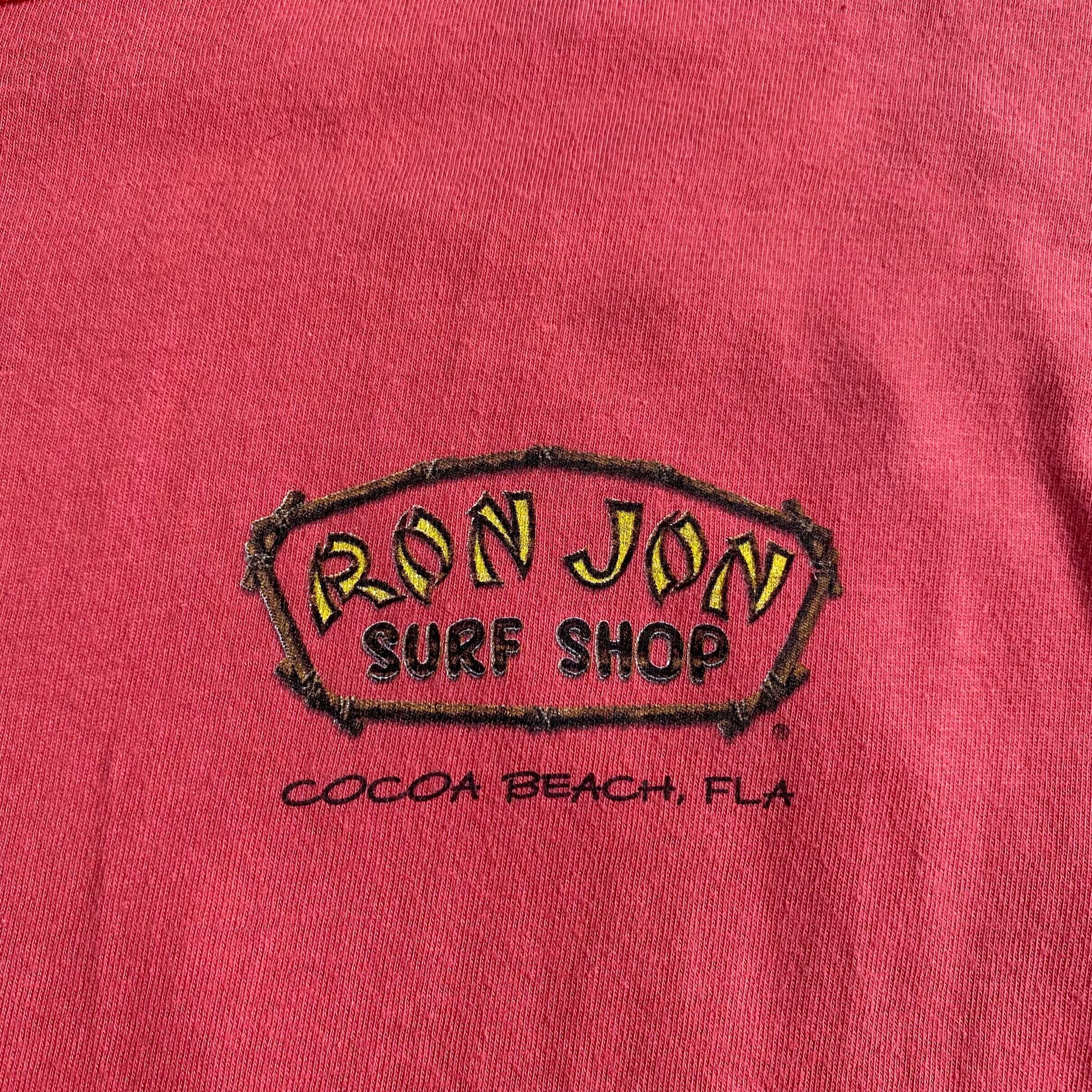ビッグサイズ RON JON SURF SHOP ロンジョン バックプリント 胸ロゴ