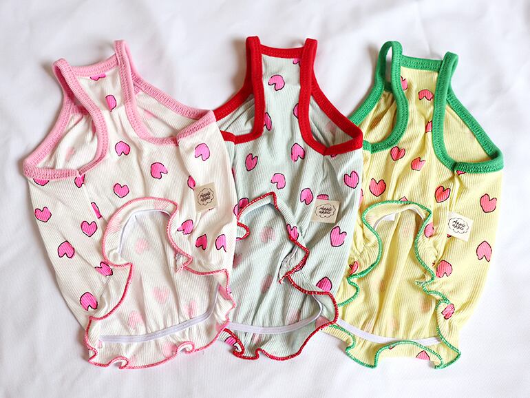 【SALE】LOVEタンクトップ S ~ XL 3color / 犬の服 犬服 ペット洋服 ドッグウェア ペット用品 小型犬 中型犬 top46