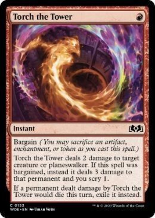 MTG《塔の点火/Torch the Tower(WOE)》英語