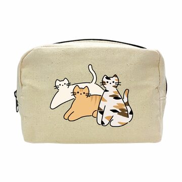 CORAL&TUSK [Glasses Pouch] メガネモチーフ 刺繍 ポーチ(コーラル