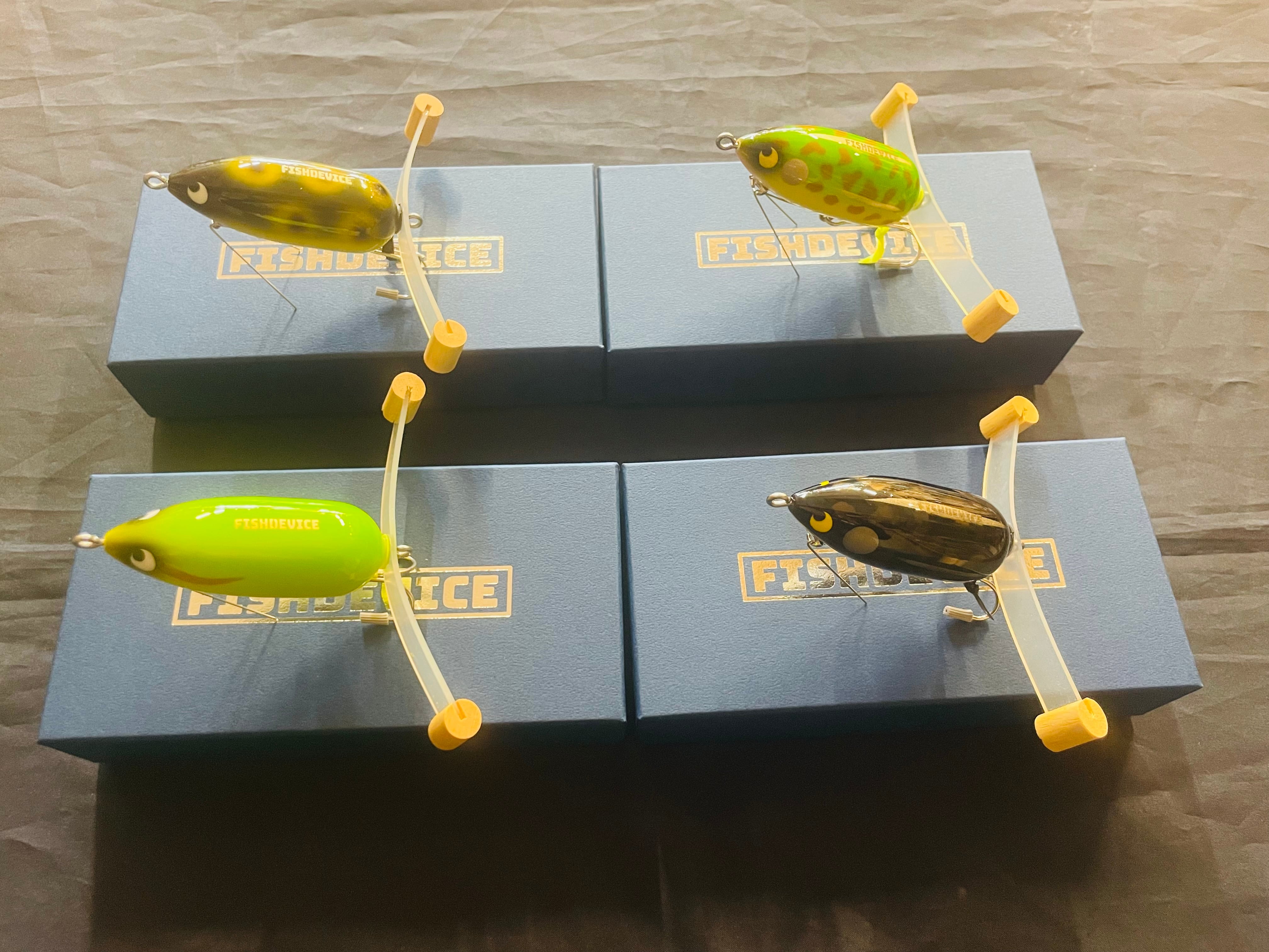 FISHDEVICE・フィッシュデバイス・ワッキーフロッグ・woodhandmade