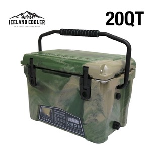 アーミーカモフラージュ ICELANDCOOLER アイスランドクーラーボックス 20QT