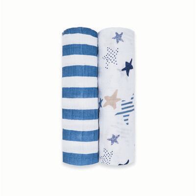 aden ＋ anais 　おくるみスワドル/ロックスター/2枚