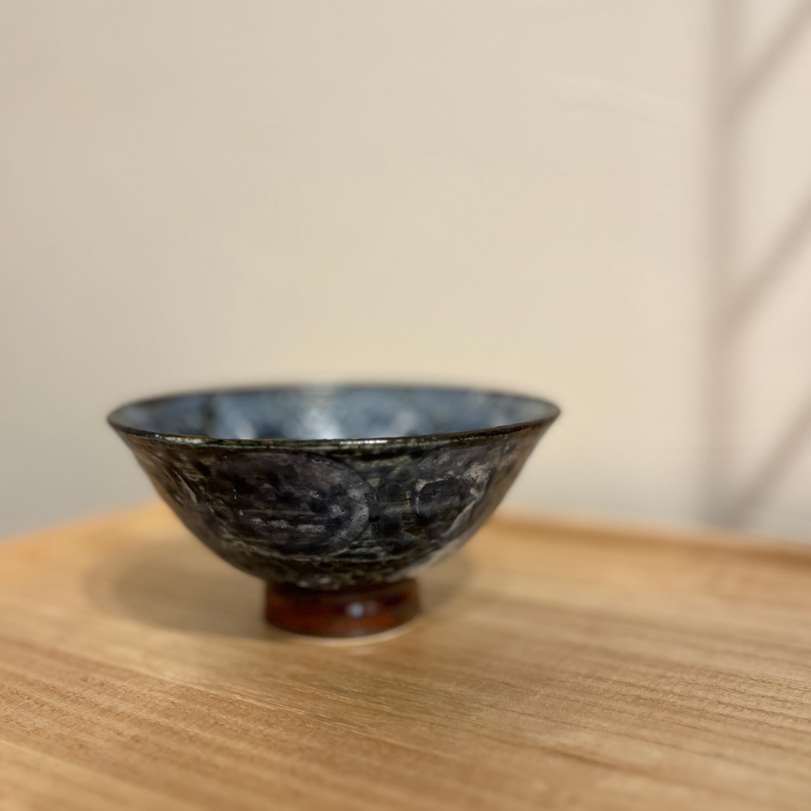 吉野 瞬 飯椀 ブラック 紺ツヤ