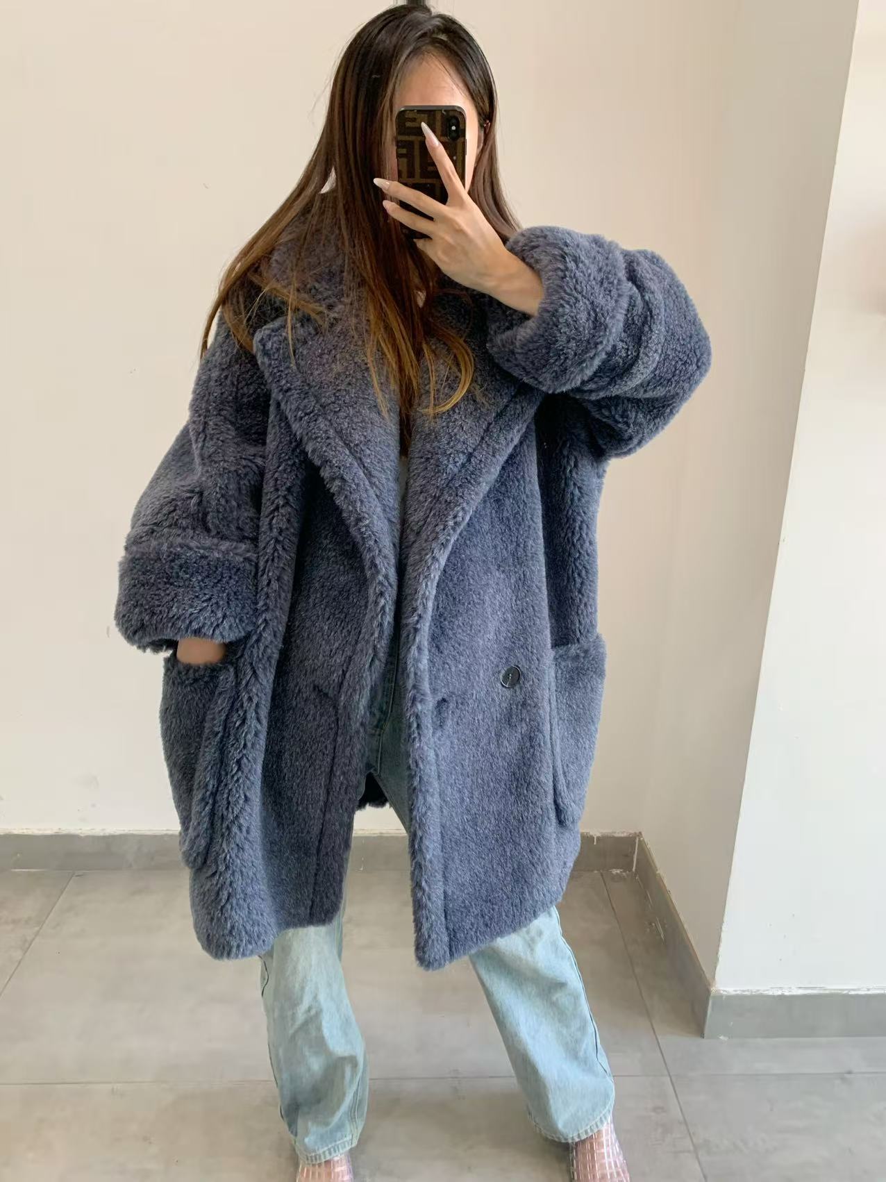 ベアビックポケット付コート