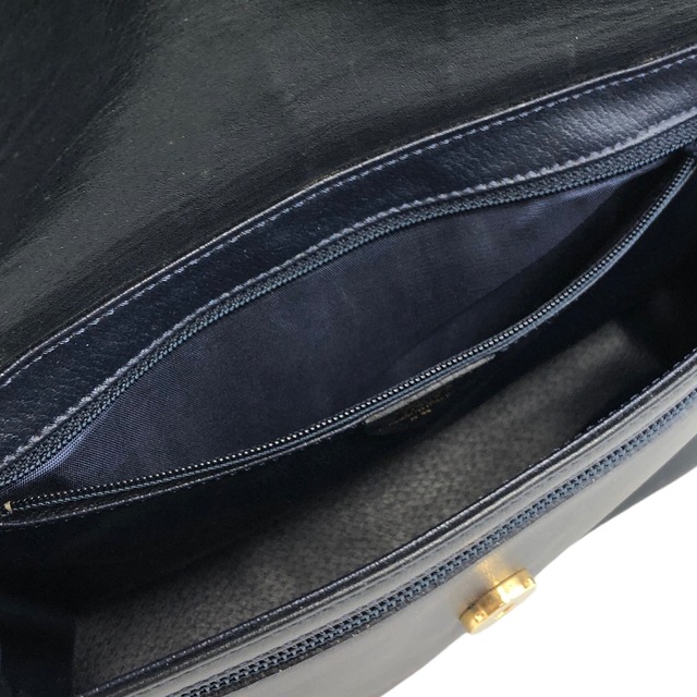 CELINE セリーヌ ガンチーニ ショルダーバッグ ダークネイビー vintage ヴィンテージ オールド 3r735p