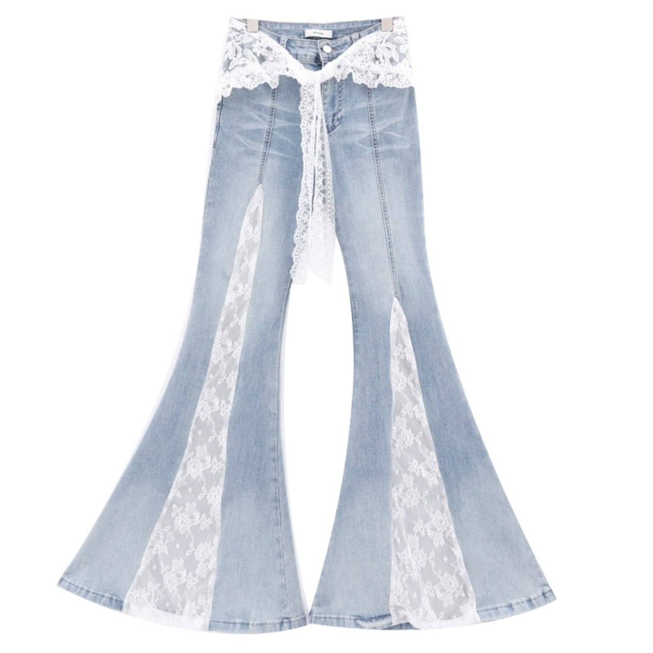 Lace flare jeans E7111 | EVOTE