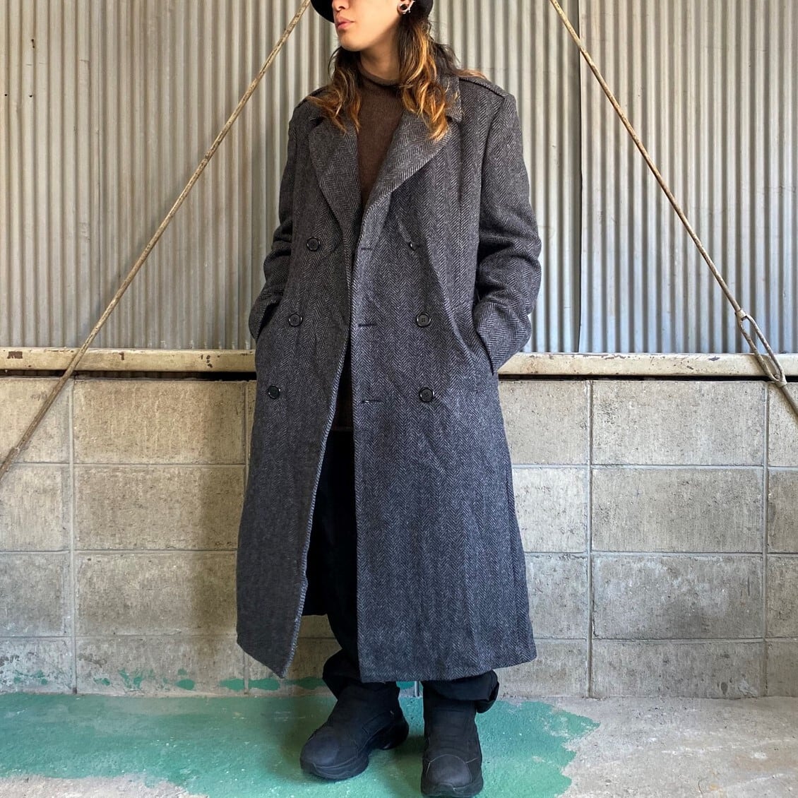 London Coat コート ブラック 古着 - 通販 - pinehotel.info