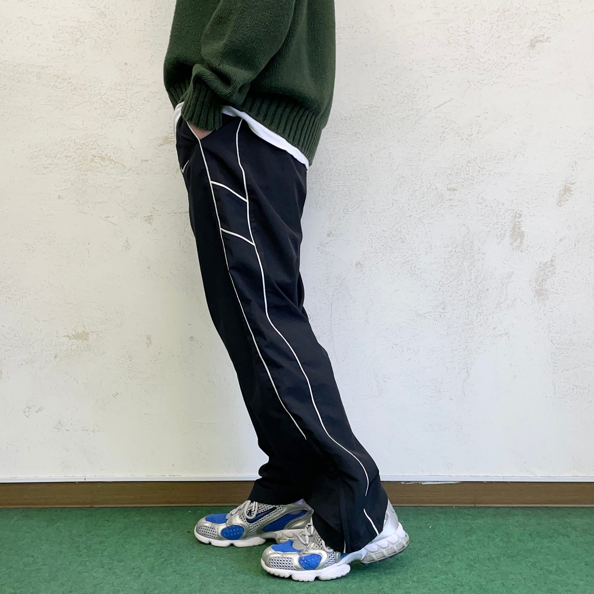 00's NIKE side line nylon pants size/M ナイキ サイドライン ナイロンパンツ
