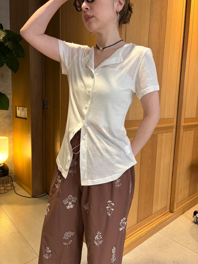 sheer short sleeve cardigan