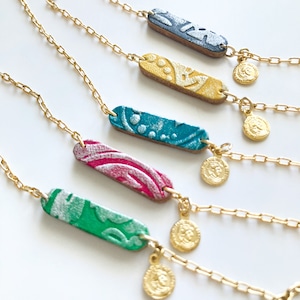 ボタニカルコインネックレス アロマテラピー アロマアクセサリー