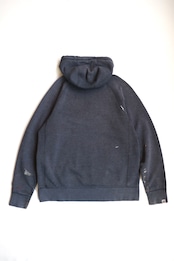 Russell Athletic gray damaged hoodie