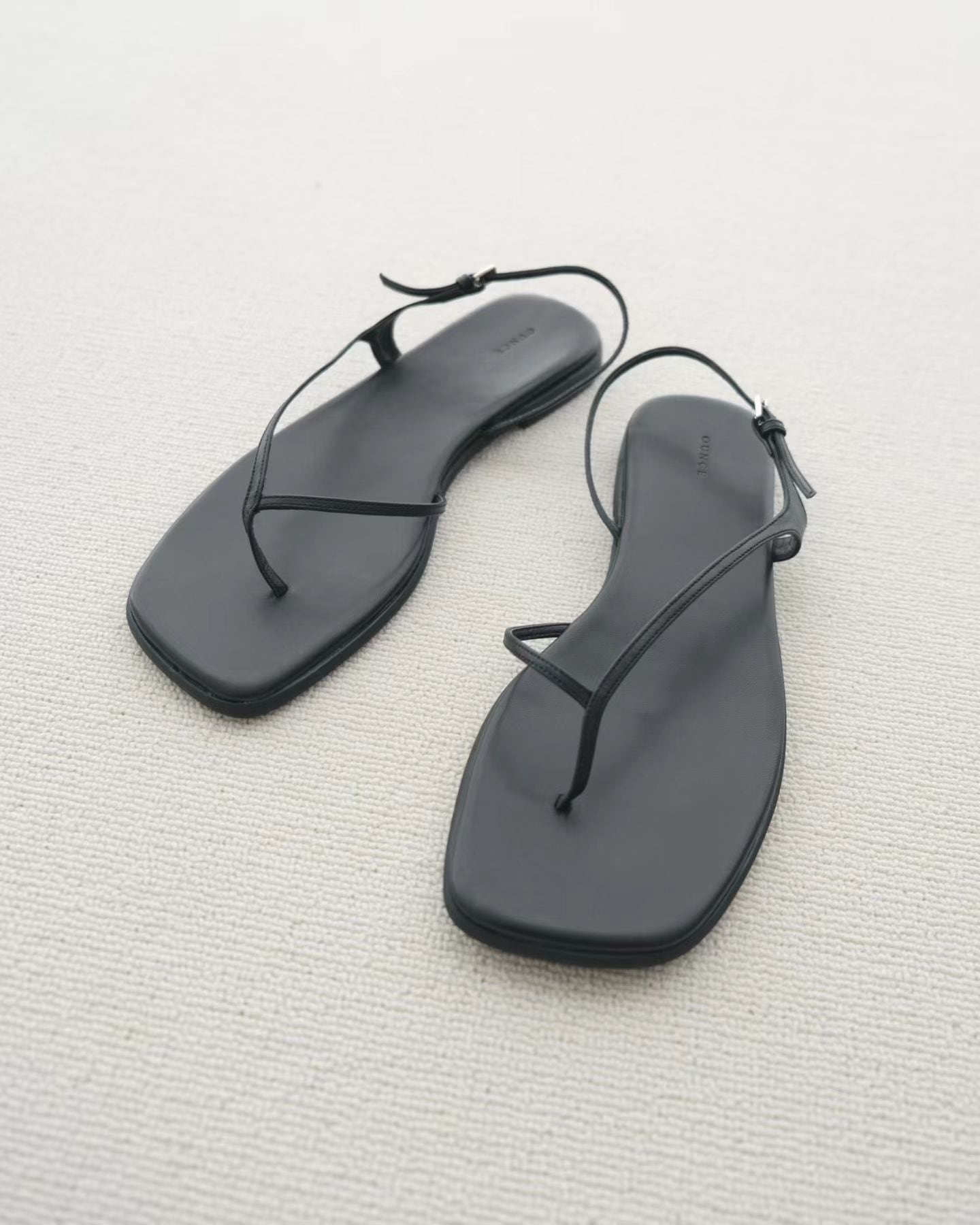 (即納) ounce / Mono strap sandals (23.0/36)