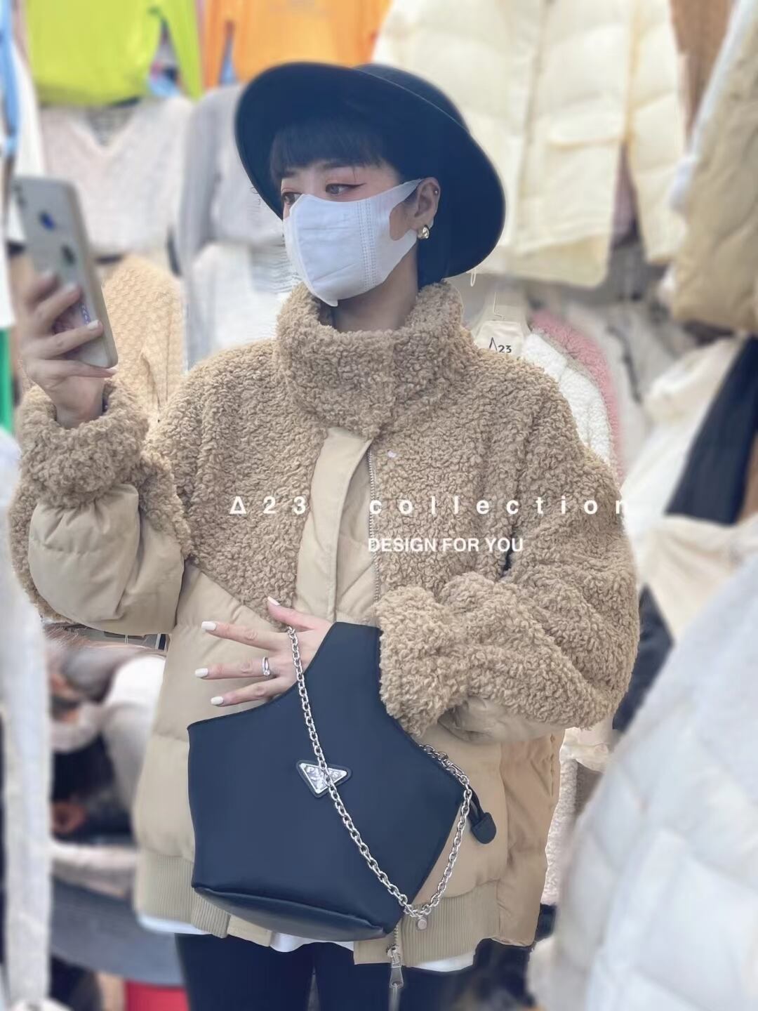 ボア切り替え中綿ジャケット　AJ33172-3315