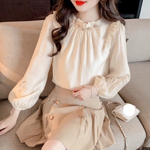 【送料無料】 ブラウス 20代 30代 40代 女性用 レディース ママ トップス ロング丈 ゆったり 長袖 Vネック クルーネック 装飾 飾り 薄手生地 無地 かわいい 大人可愛い 大人女子 こなれ感 シンプル カジュアル 大人 上品 おしゃれ お洒落 ラフ コンサバ エレガント フェミニン ガーリー シック デート お出かけ お茶会 女子会 休日 授業参観 結婚式 二次会 パーティ 秋 着回し デイリーユース 普段使い ファッション リボン 定番アイテム 着痩せ 垢抜け 大人カラー ニュアンスカラー